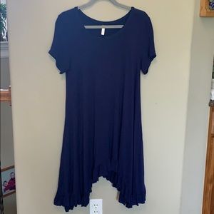 Navy T-shirt dress